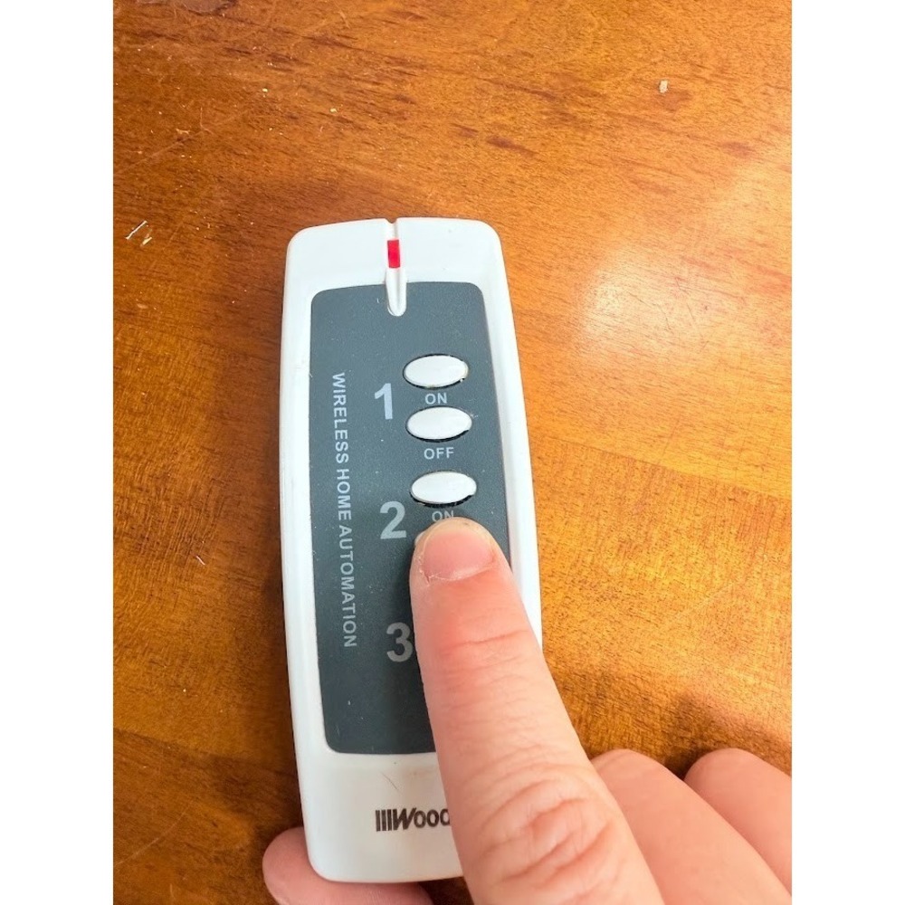 Woods Indoor Wireless Remote Control White - Model RF1112T for AC Fans Automatic